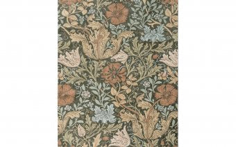 Morris & Co Compton Trellis rug full flat view