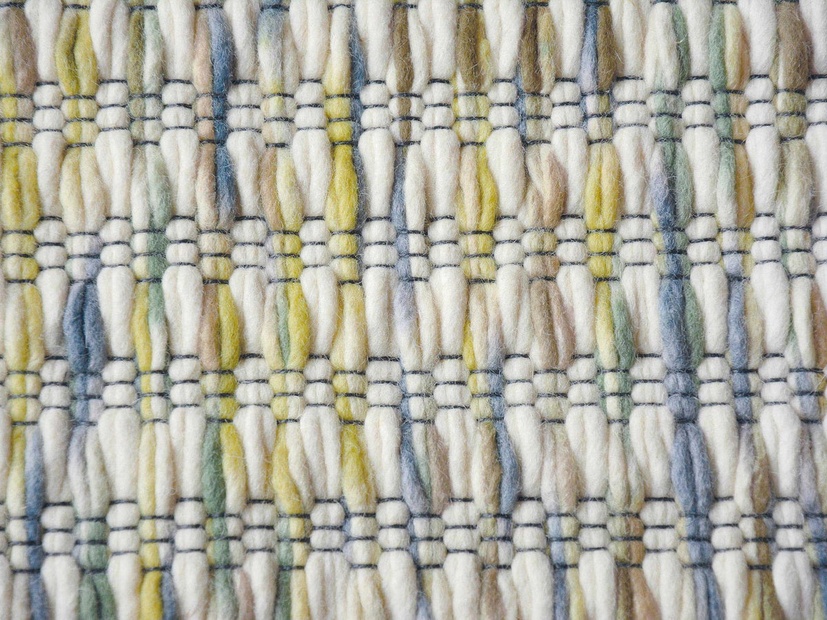 Grain Lemon rug weave close-up