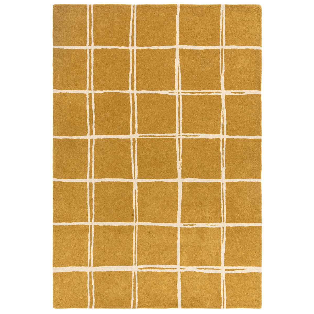 Albany Grid Gold rug