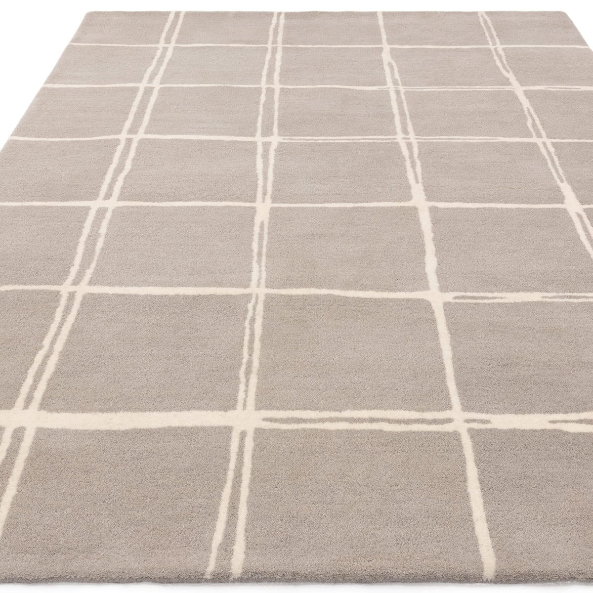 Albany Grid Grey rug