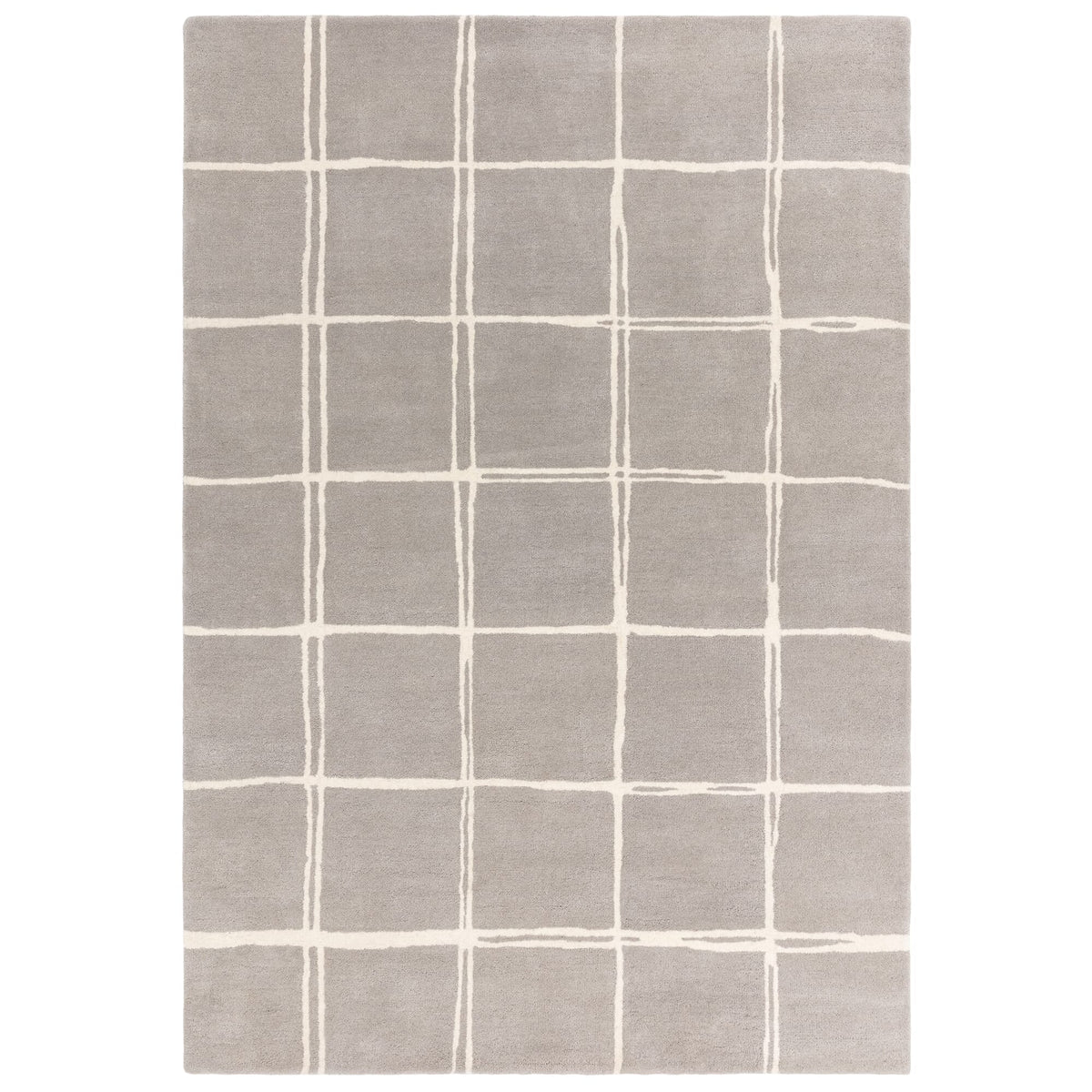 Albany Grid Grey rug