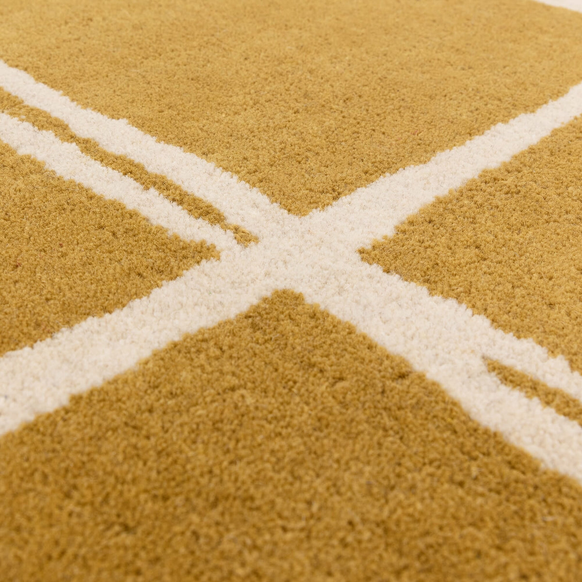 Albany Grid Gold rug