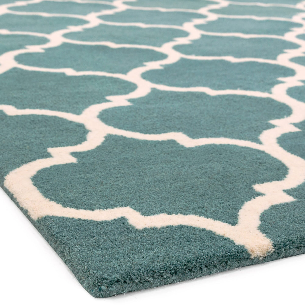 Albany Ogee Duck egg rug