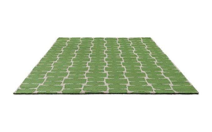 Scion Little Lohko Juniper rug angled view