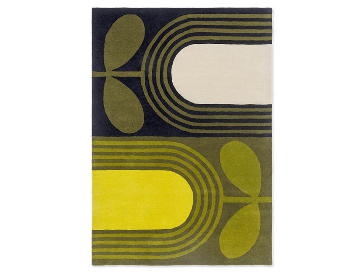 Orla Kiely Striped Tulip Seagrass rug | Kelaty