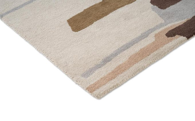Harlequin Zeal Taupe 43001 rug corner detail