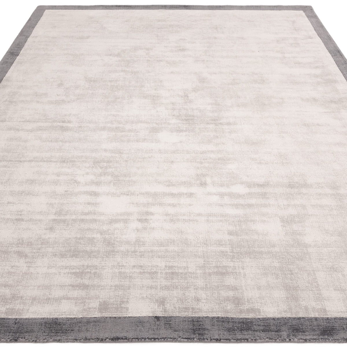 Blade Border Silver Grey rug