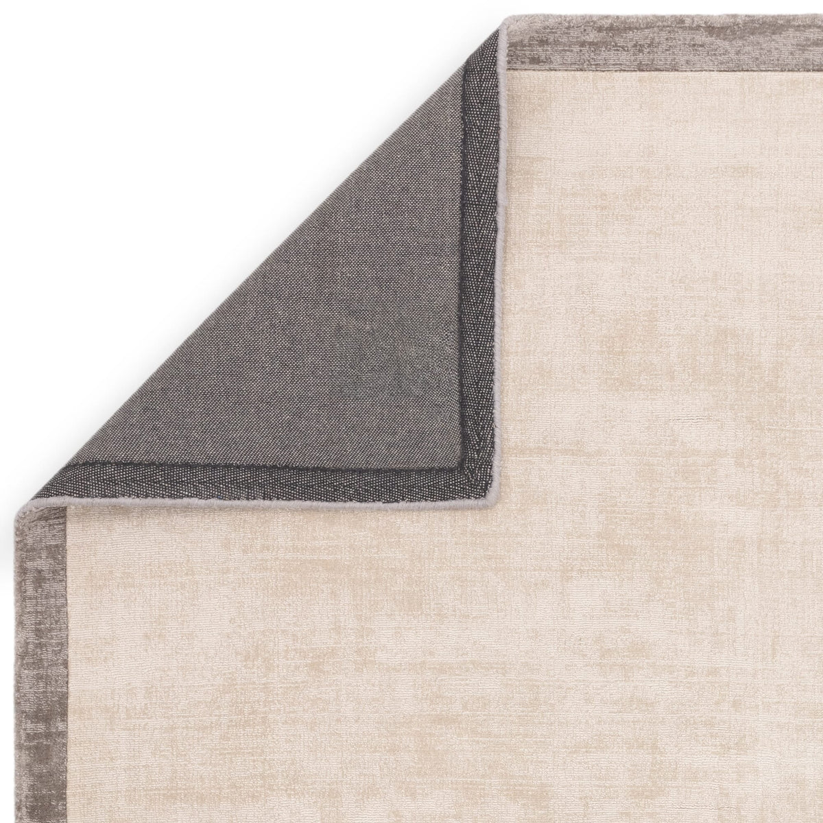 Blade Border Putty Silver rug