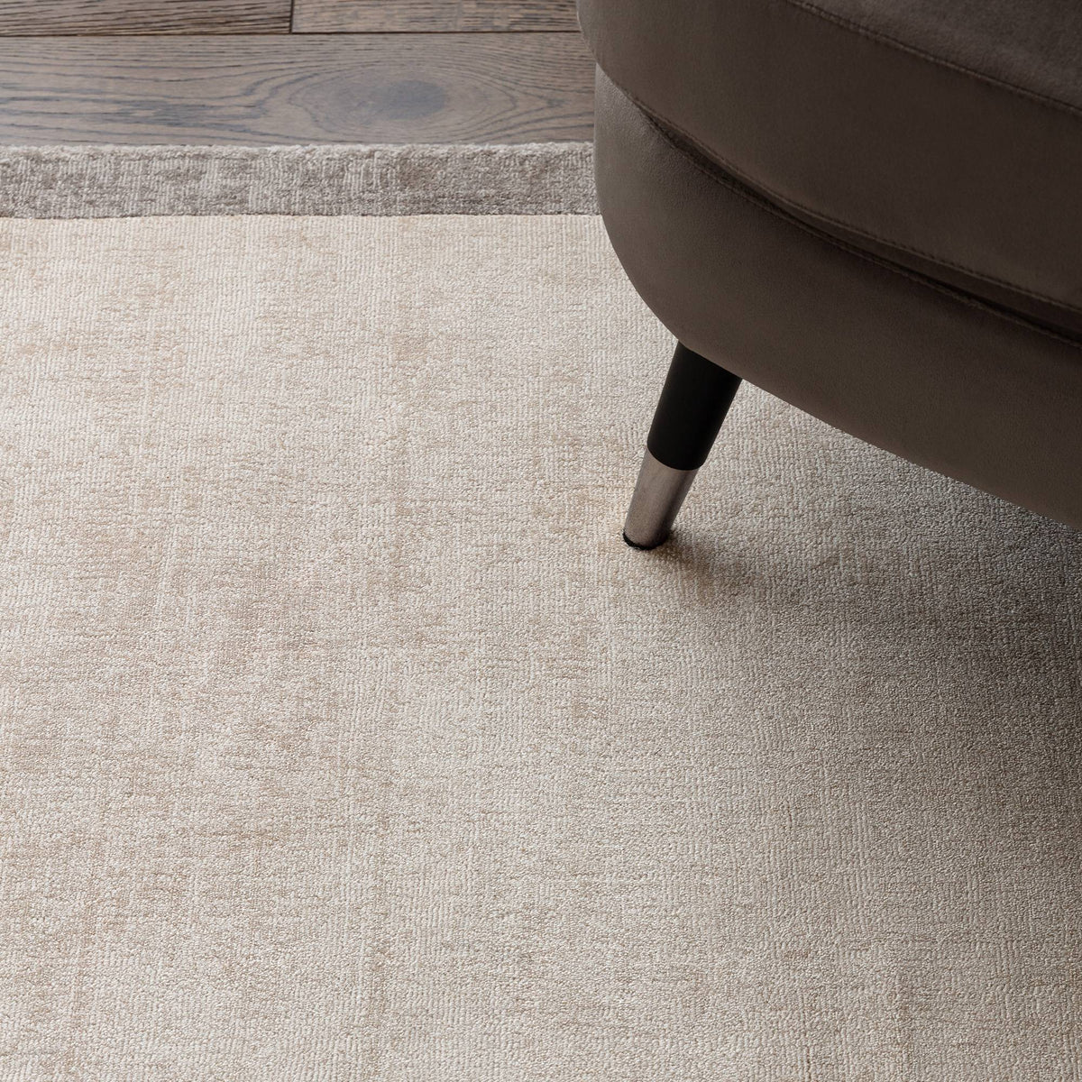 Blade Border Putty Silver rug