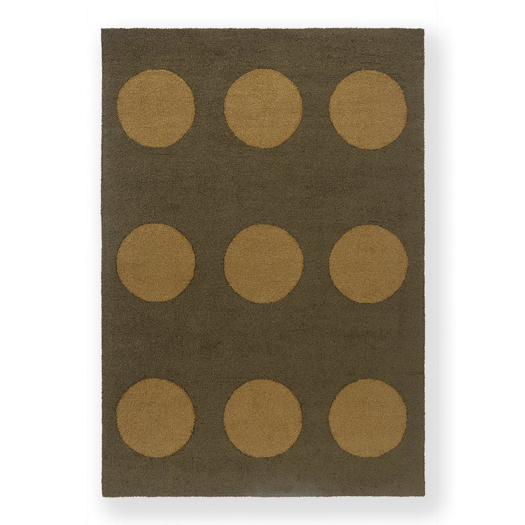 Habitat Festival Dots Green rug