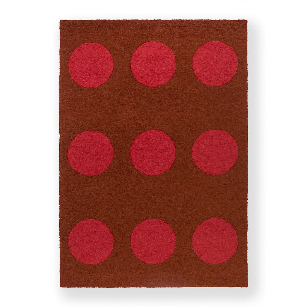 Habitat Festival Dots Red rug