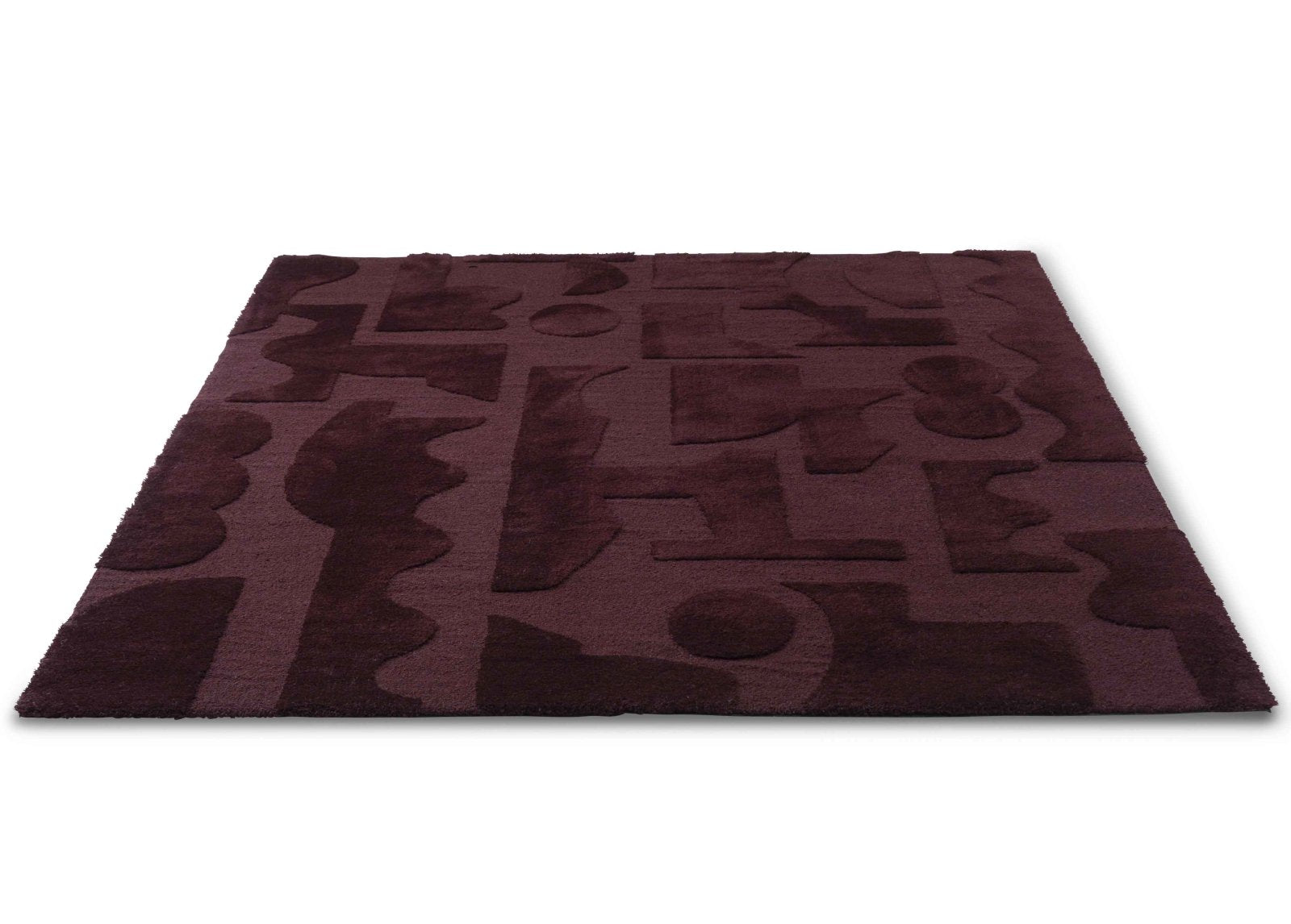 Mural Modest Burgundy rug