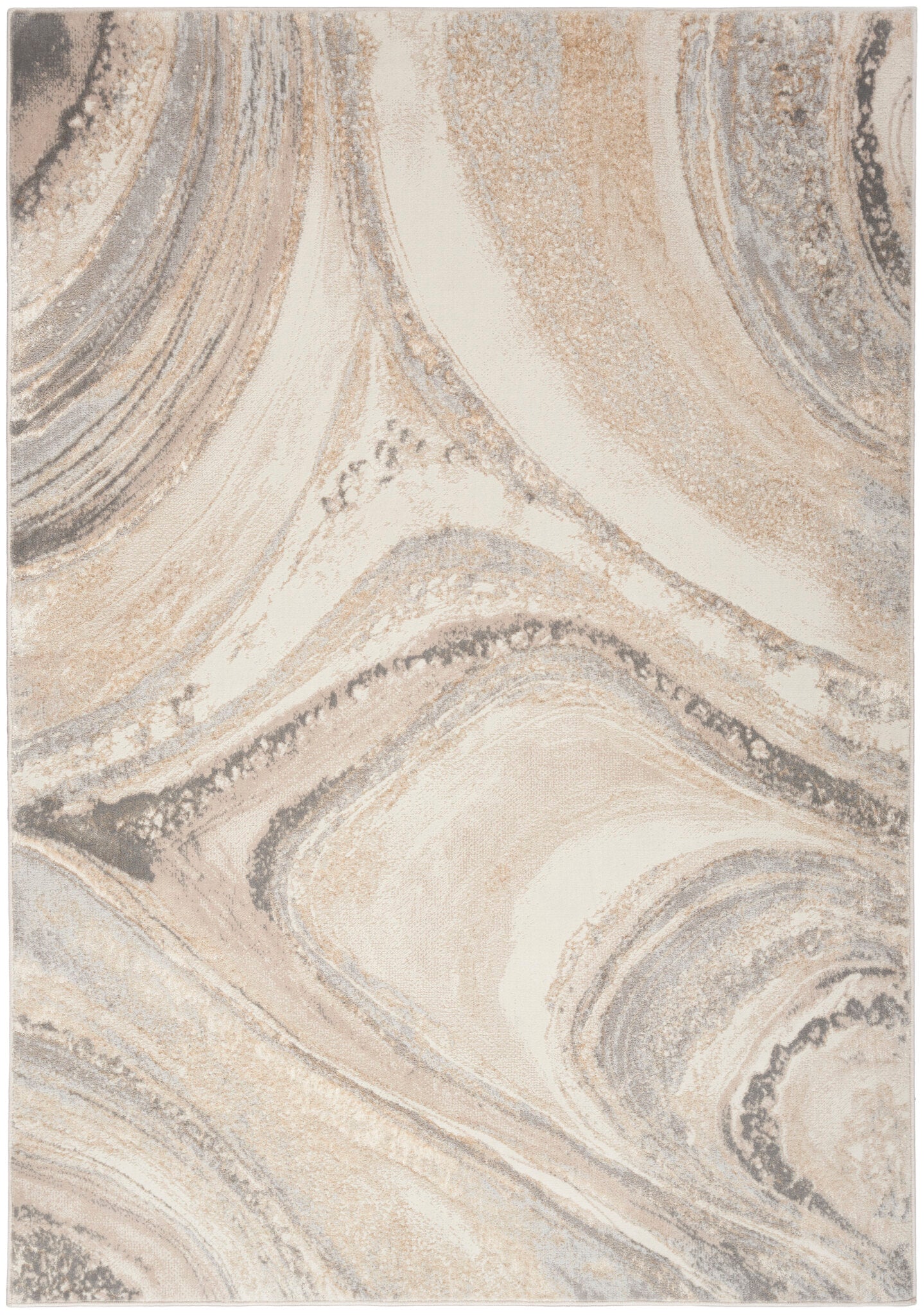 Brushstrokes BSK03 Cream Grey rug