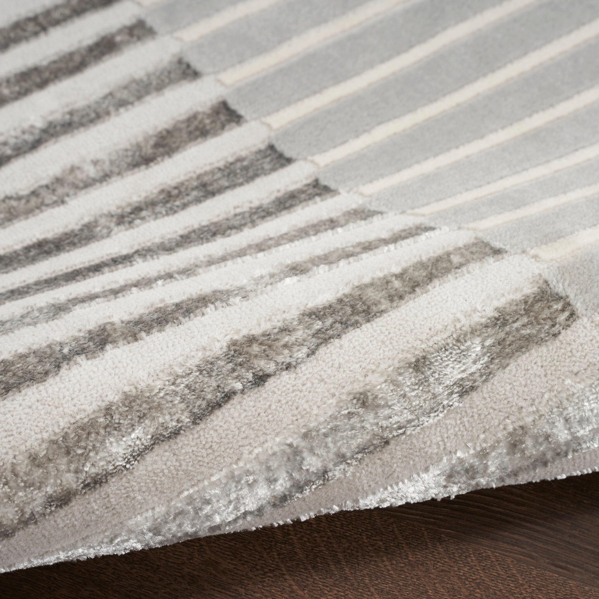 Brushstrokes BSK04 Silver Grey rug