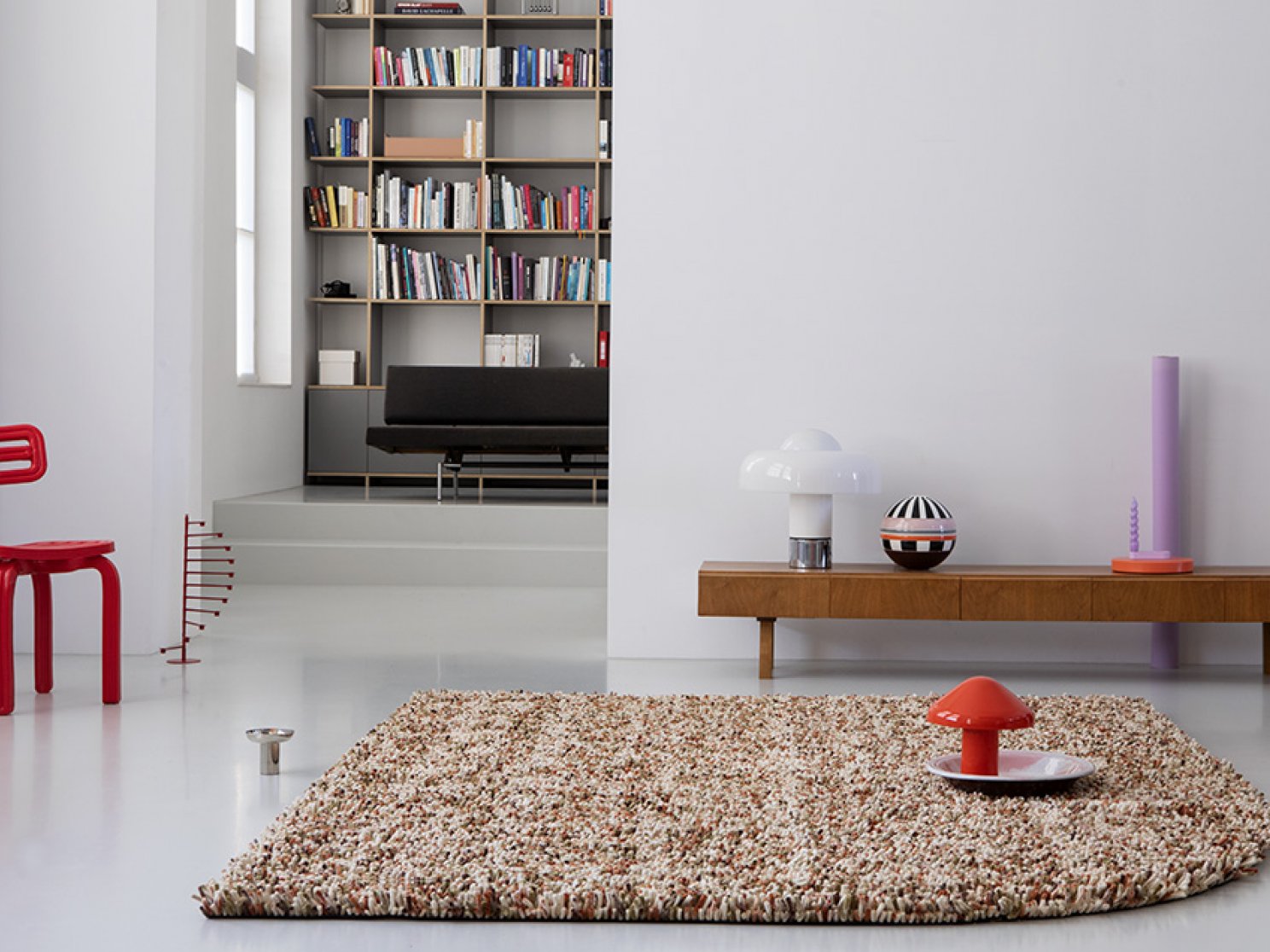 Rocks Pumpkin rug