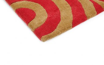 Florence Broadhurst Turnabouts Claret