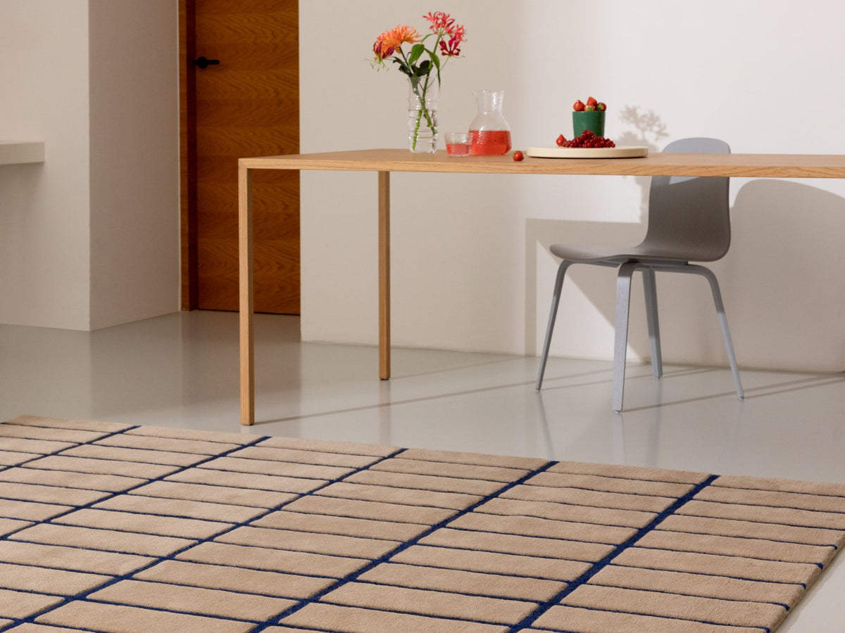 Marimekko Tiiliskivi Bright Blue rug | Kelaty
