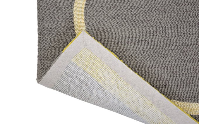 Orla Kiely Giant Linear Stem Slate outdoor rug backing