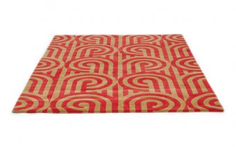 Florence Broadhurst Turnabouts Claret