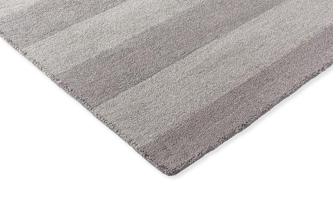 Laura Ashley Lille Dove Grey outdoor rug corner detail