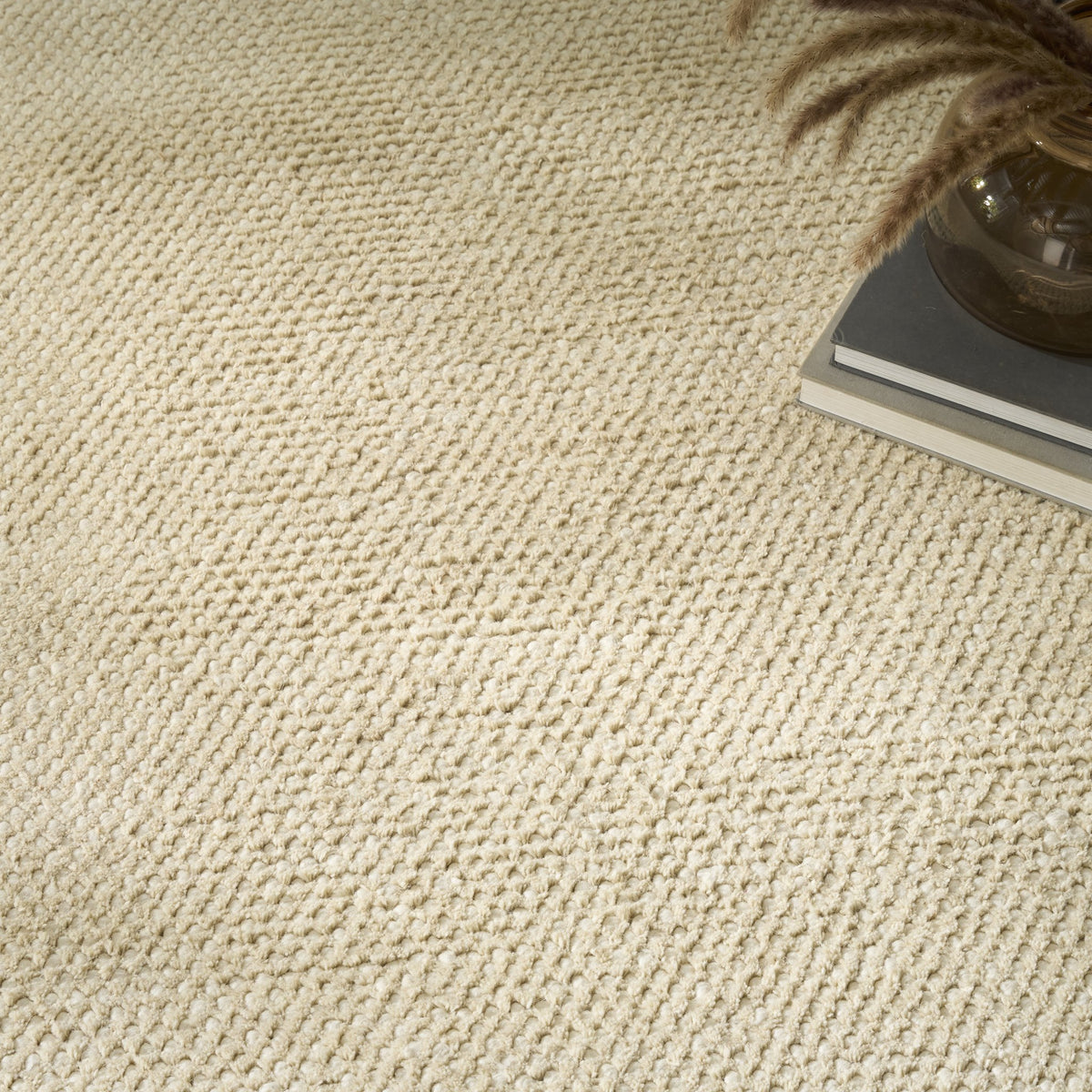 DKNY Rows Row 01 Ivory Beige rug
