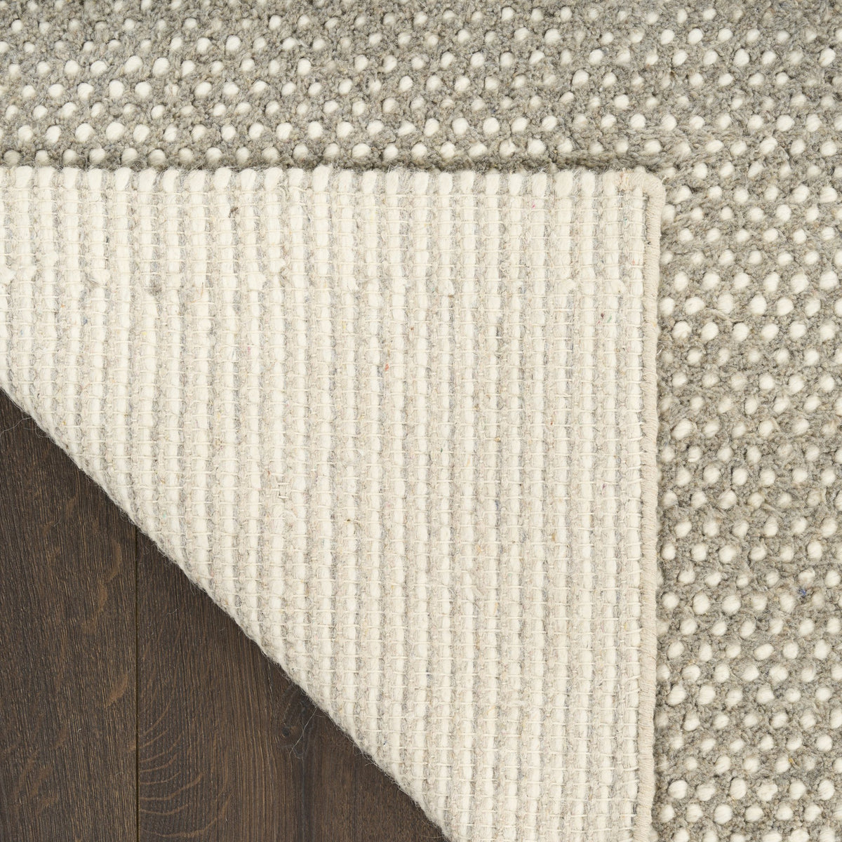 DKNY Rows Row 01 Ivory Grey rug