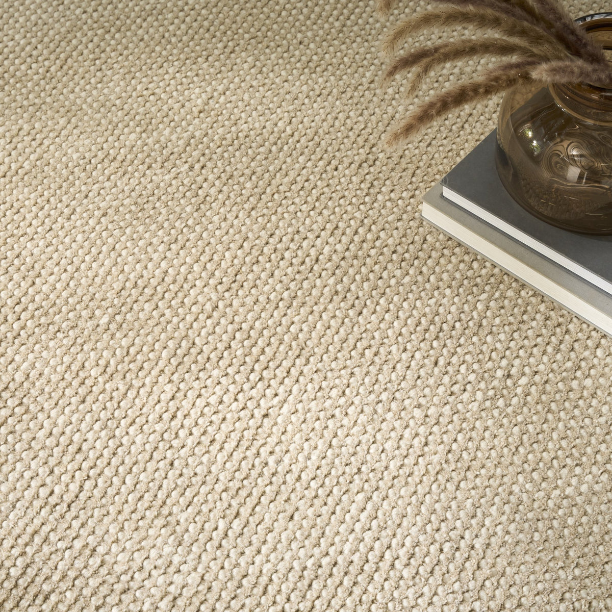 DKNY Rows Row 01 Ivory Taupe rug