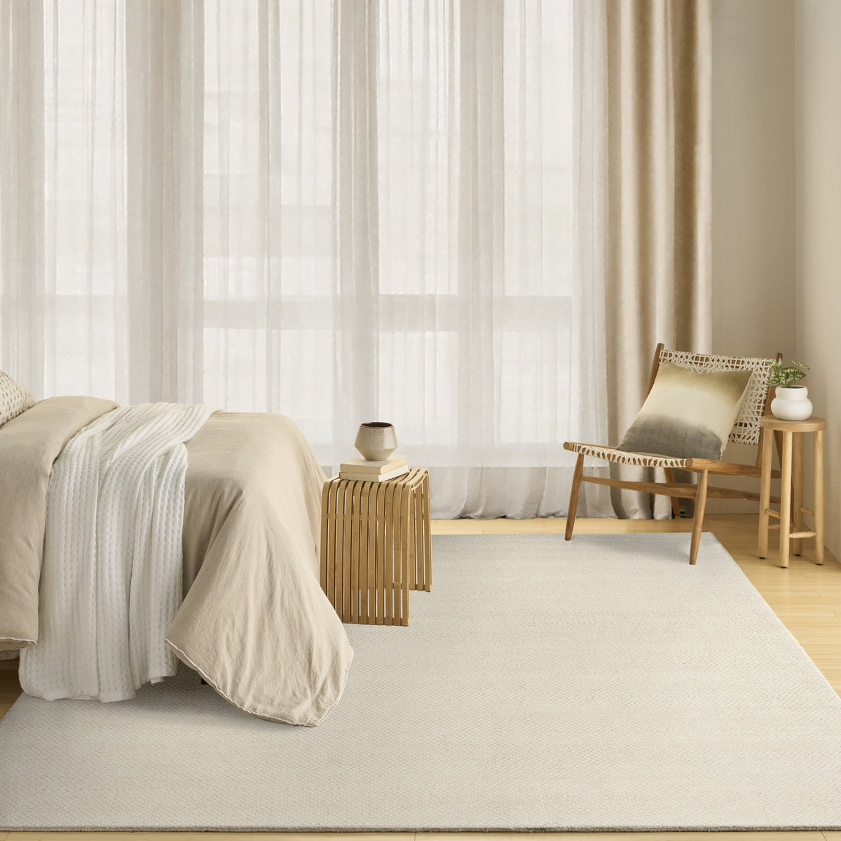 DKNY Rows Row 01 Ivory rug