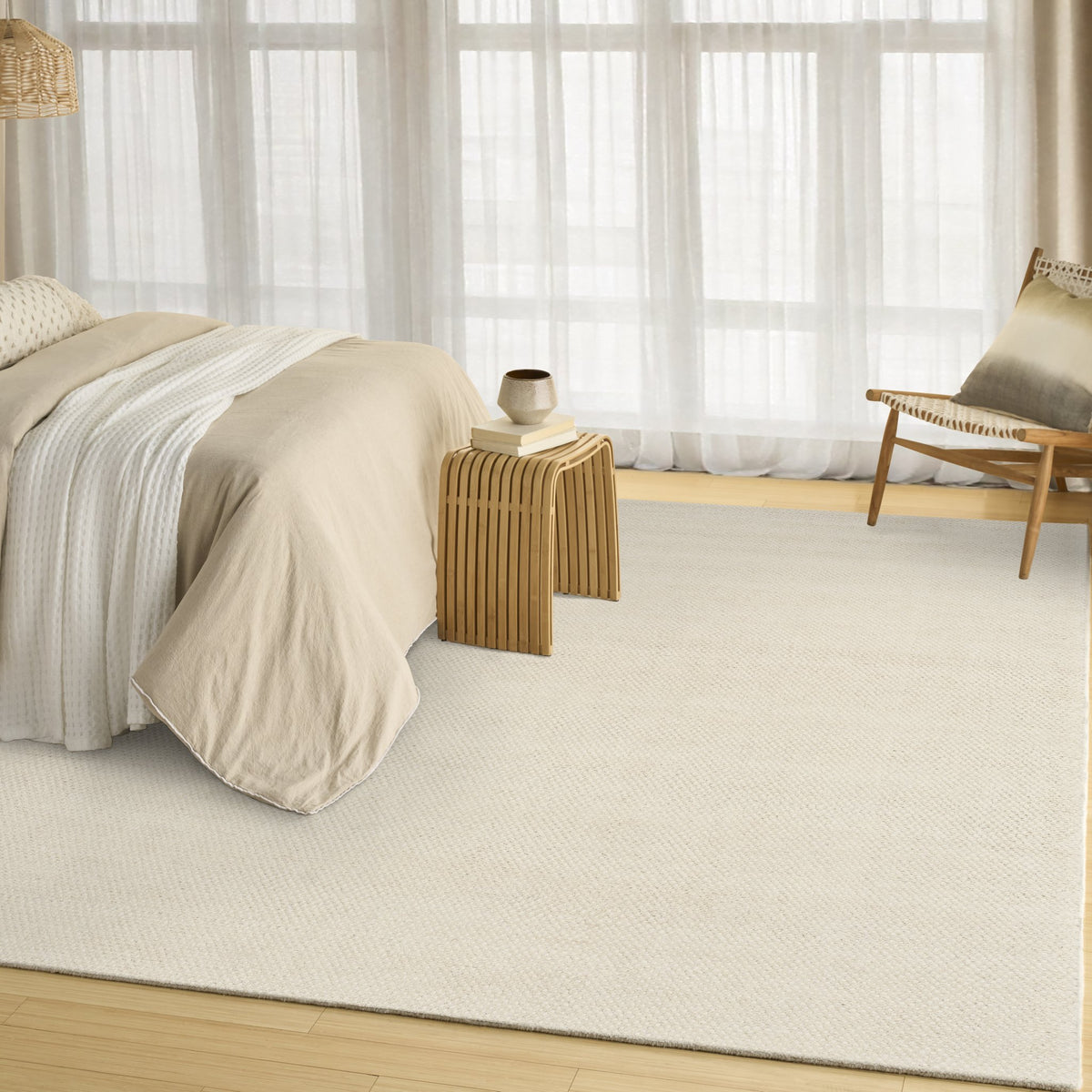 DKNY Rows Row 01 Ivory rug