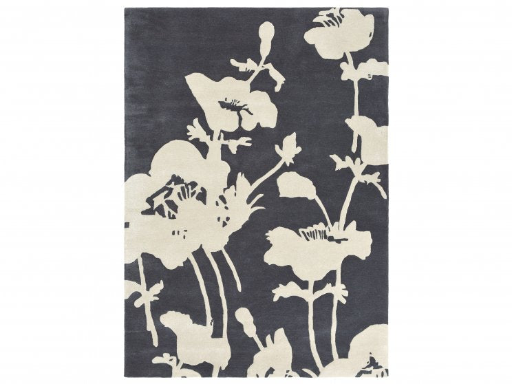 Florence Broadhurst Floral 300 Charcoal