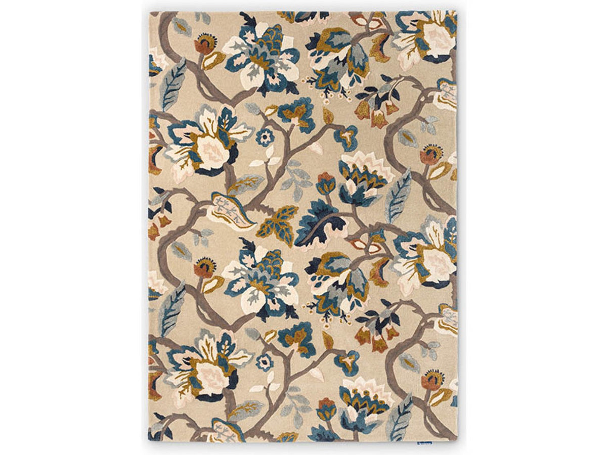 Sanderson Amanpuri Stone 145101 rug full flat view