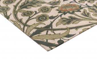 Morris & Co Hyacinth Natural rug weave detail