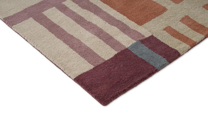 Harlequin Monolith Cinnabar/Amber 144200 rug corner detail