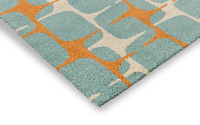 Scion Going Lohko Sky rug corner detail
