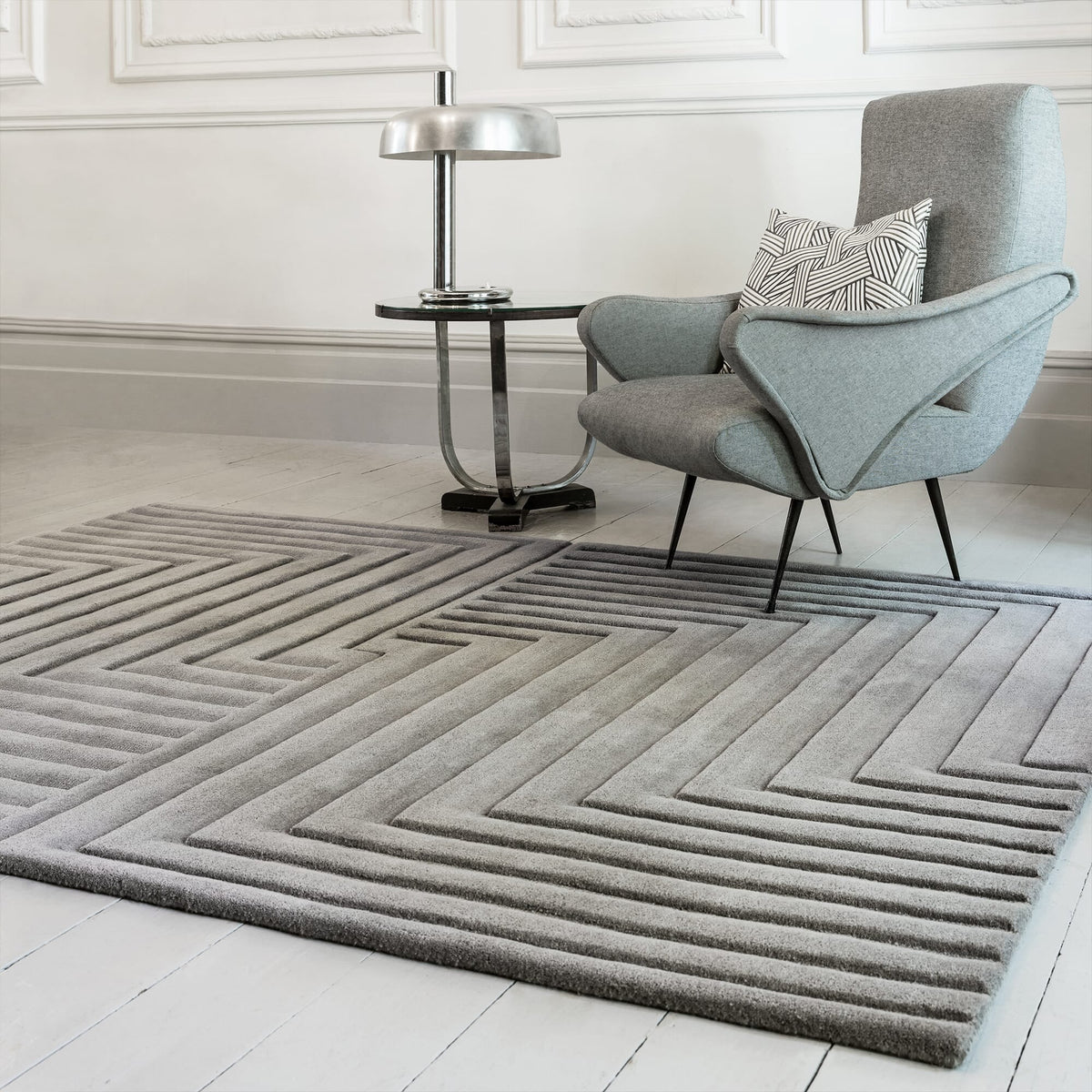 Form Silver rug