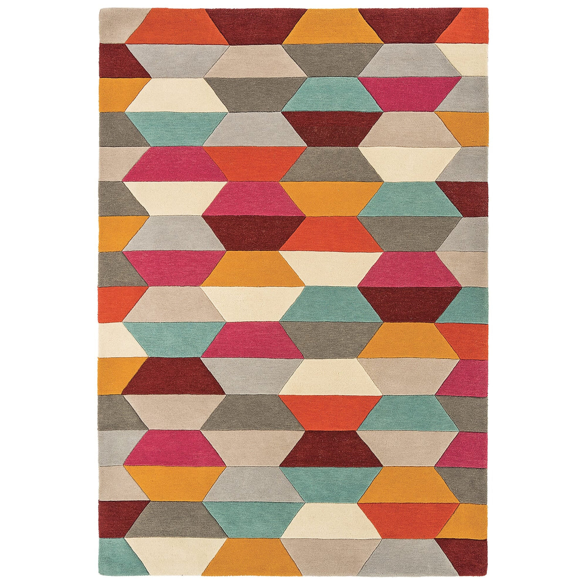 Funk 03 Honeycomb Bright rug