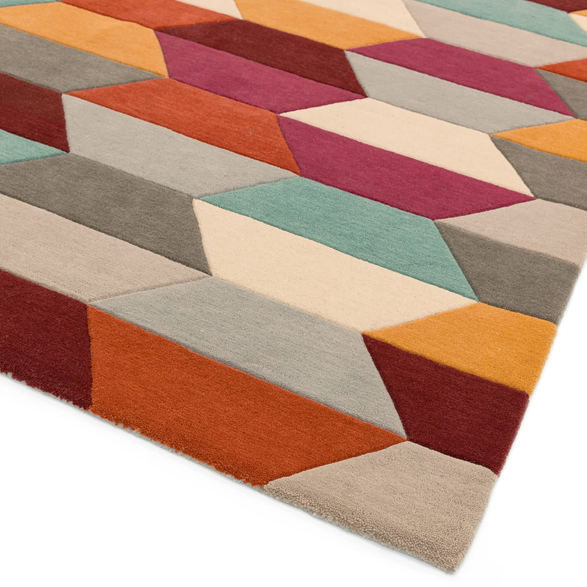 Funk 03 Honeycomb Bright rug