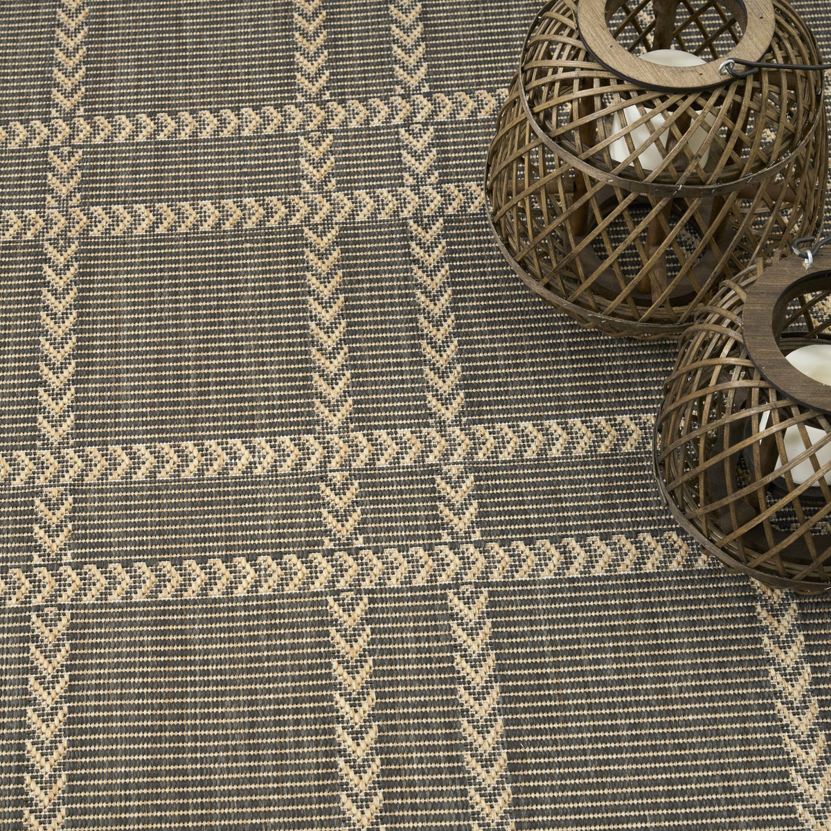 Horizon Indoor Outdoor HOZ 04 Charcoal rug