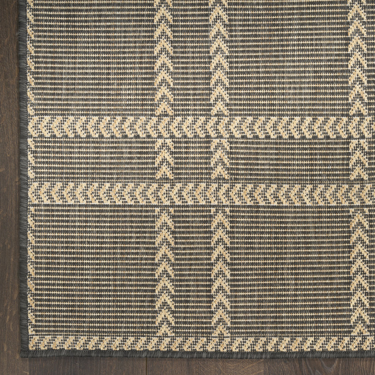 Horizon Indoor Outdoor HOZ 04 Charcoal rug