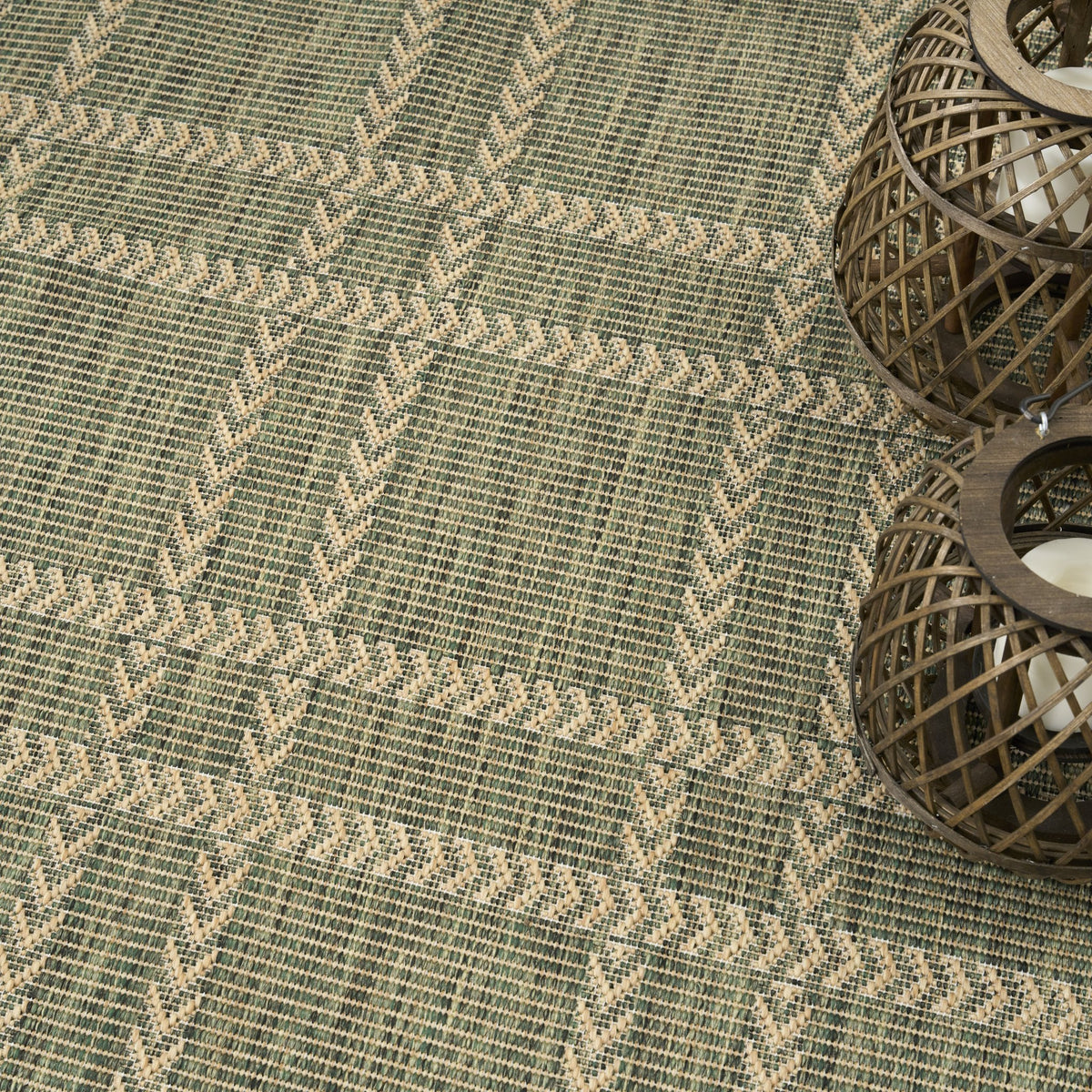 Horizon Indoor Outdoor HOZ 04 Green rug