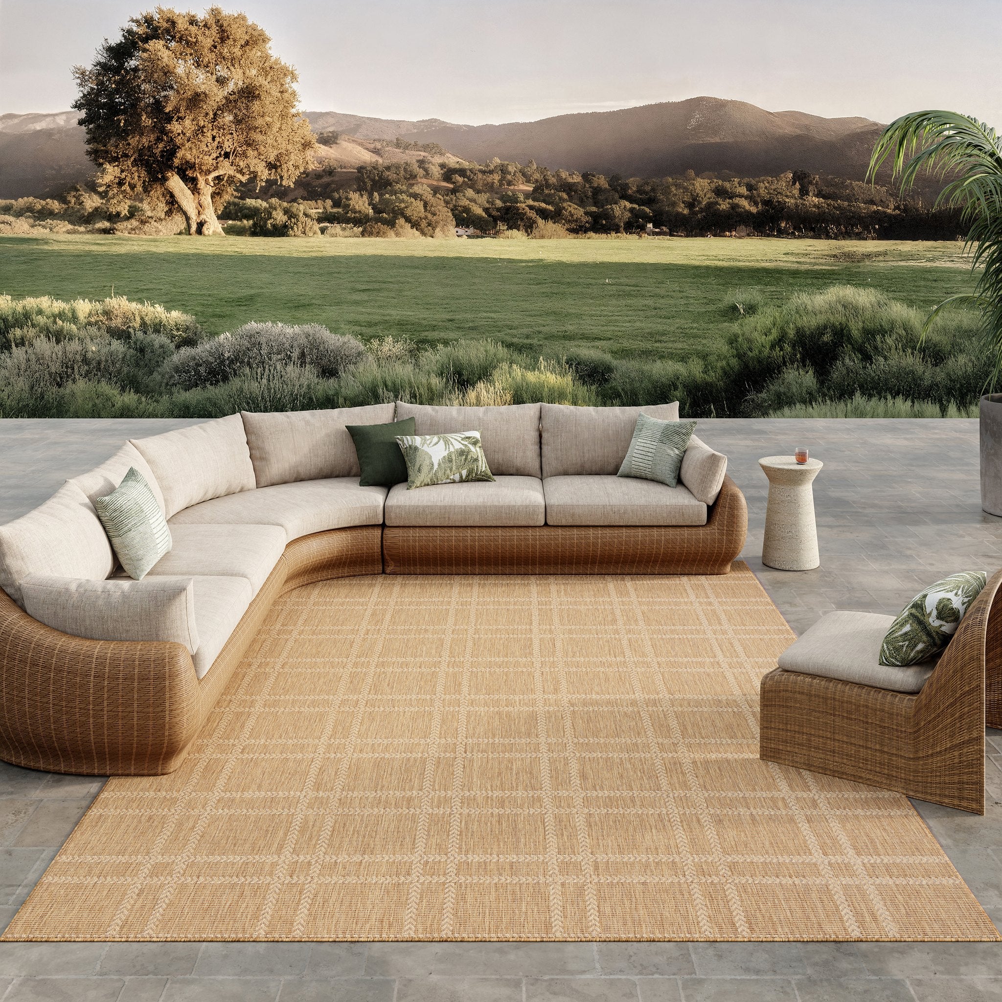 Horizon Indoor Outdoor HOZ 04 Natural rug
