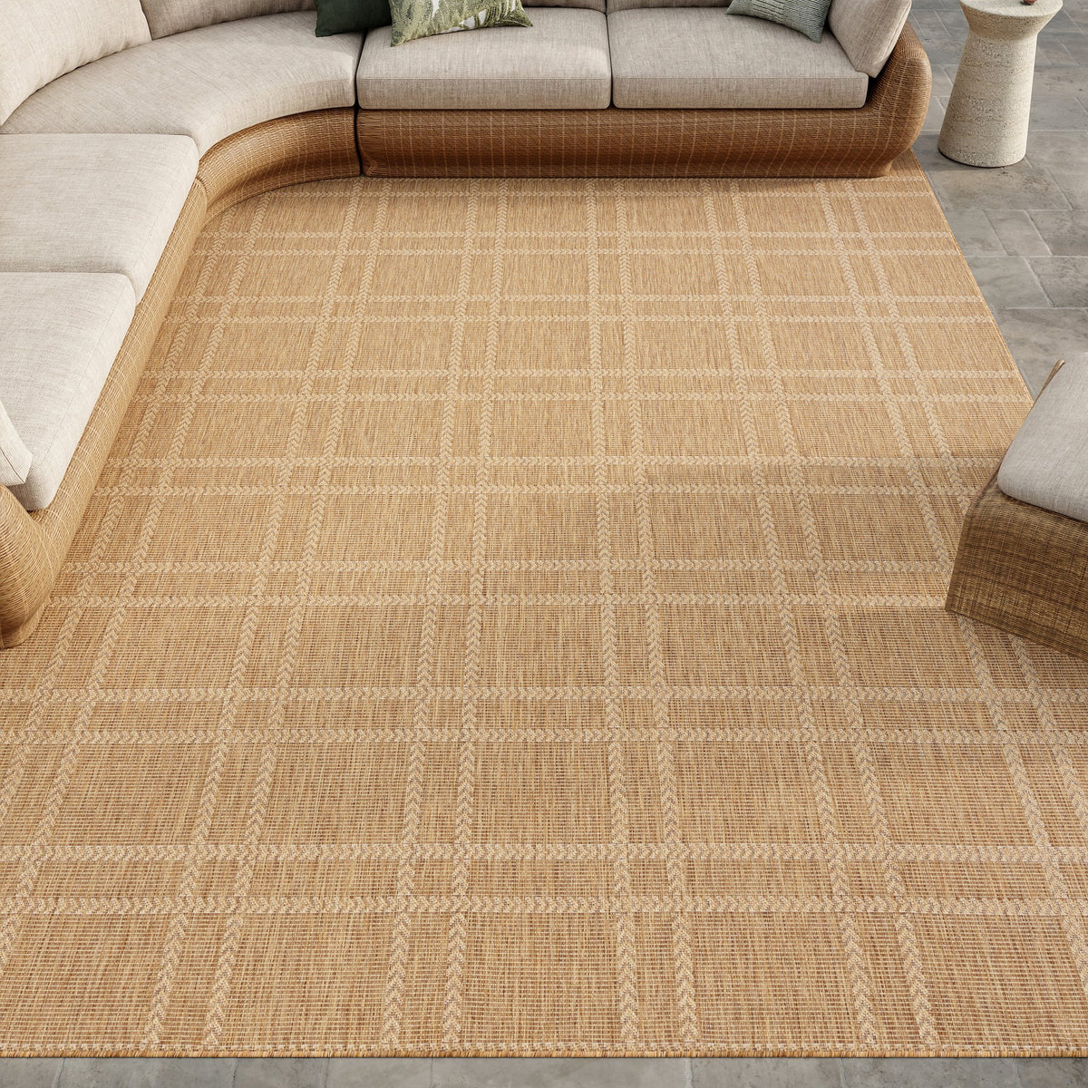 Horizon Indoor Outdoor HOZ 04 Natural rug