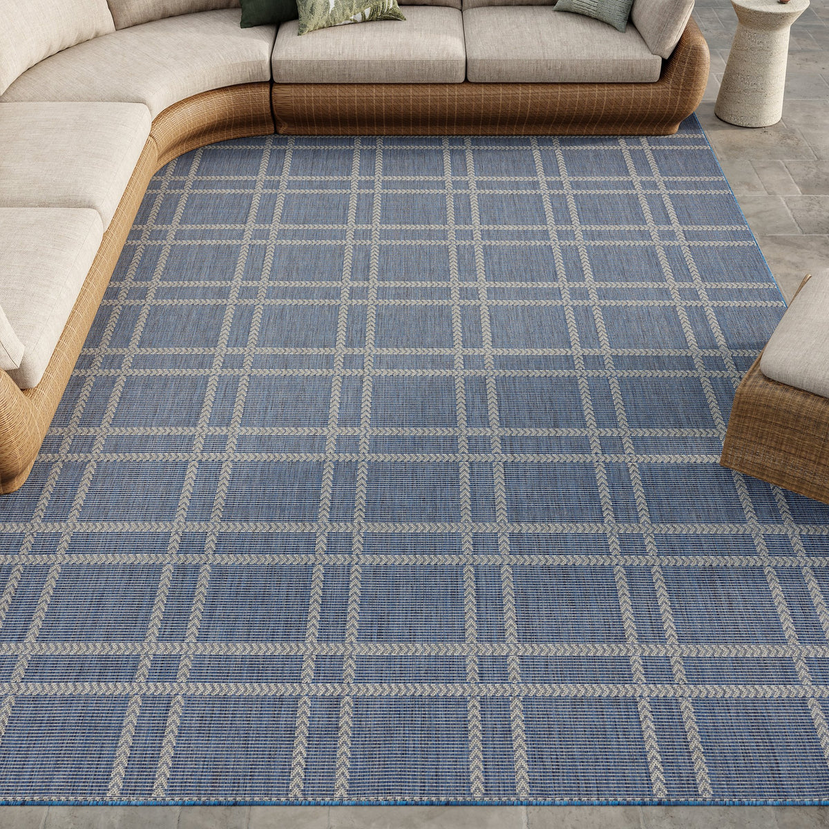 Horizon Indoor Outdoor HOZ 04 Navy rug