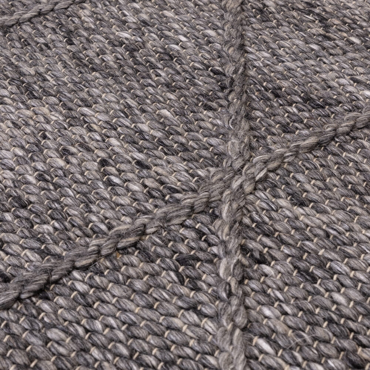 Katherine Carnaby Coast Diamond Charcoal CD01 rug detail