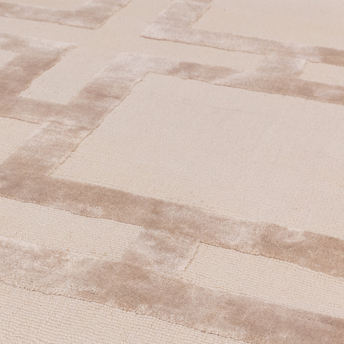 Katherine Carnaby Eaton Sand rug styled in a room setting