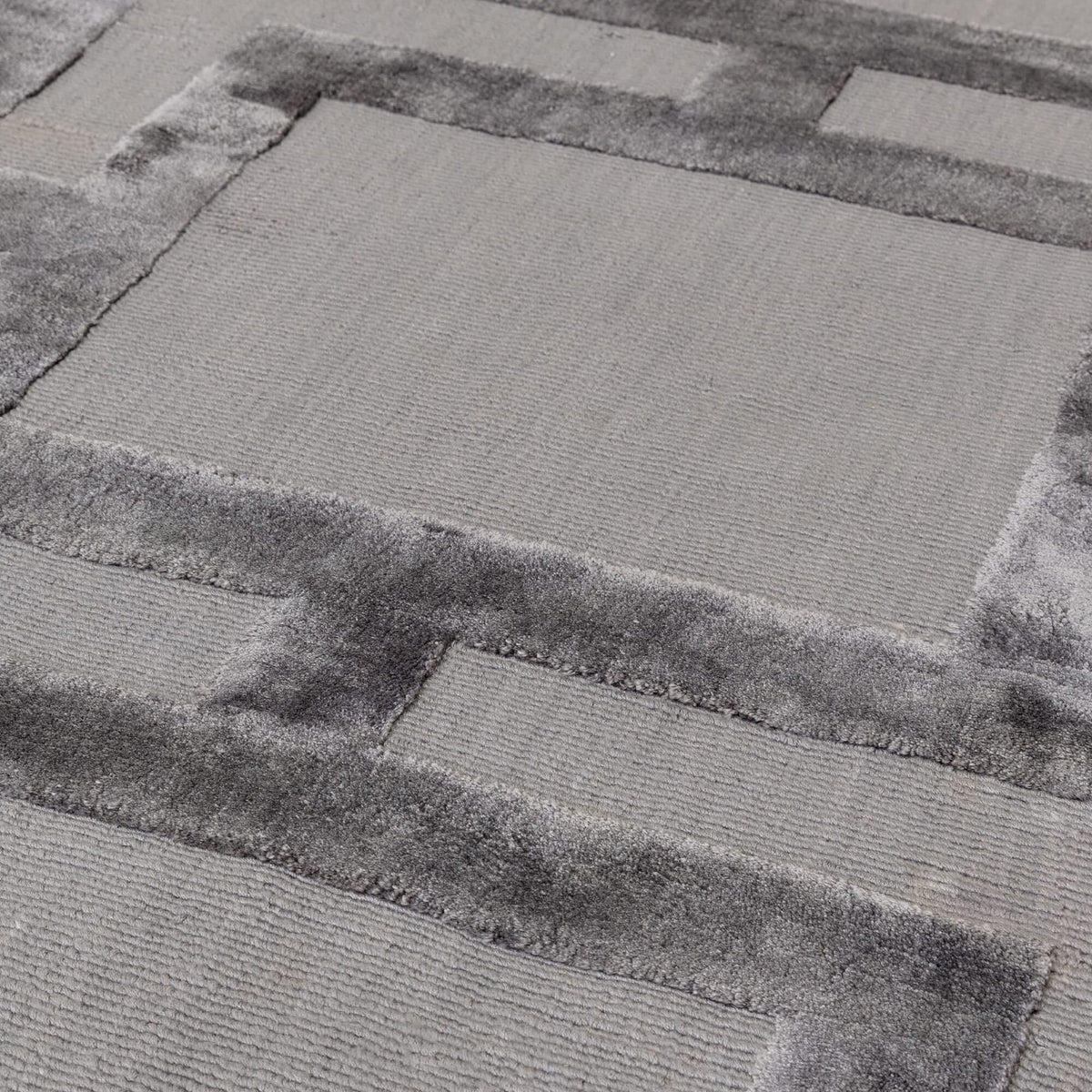 Katherine Carnaby Eaton Steel rug detail