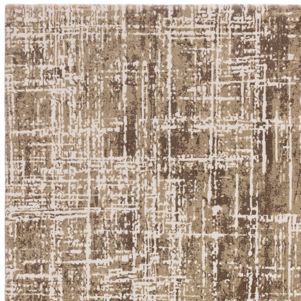 Kuza Abstract Beige rug