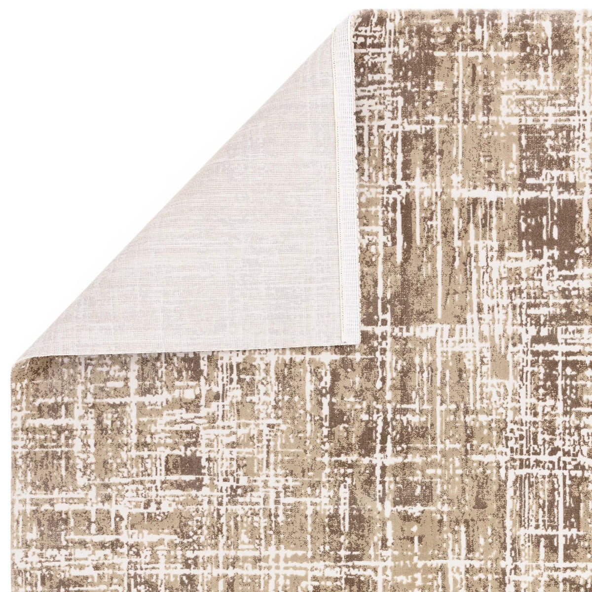 Kuza Abstract Beige rug