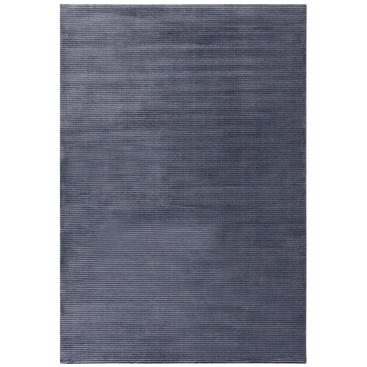 Kuza Plain Stripe Navy rug