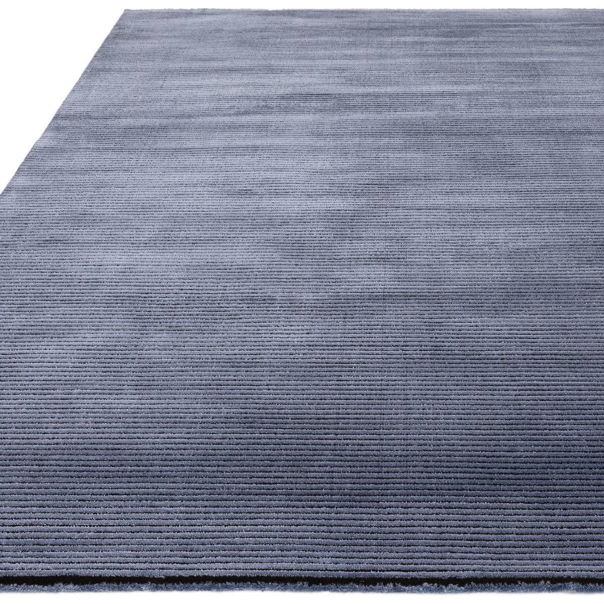 Kuza Plain Stripe Navy rug